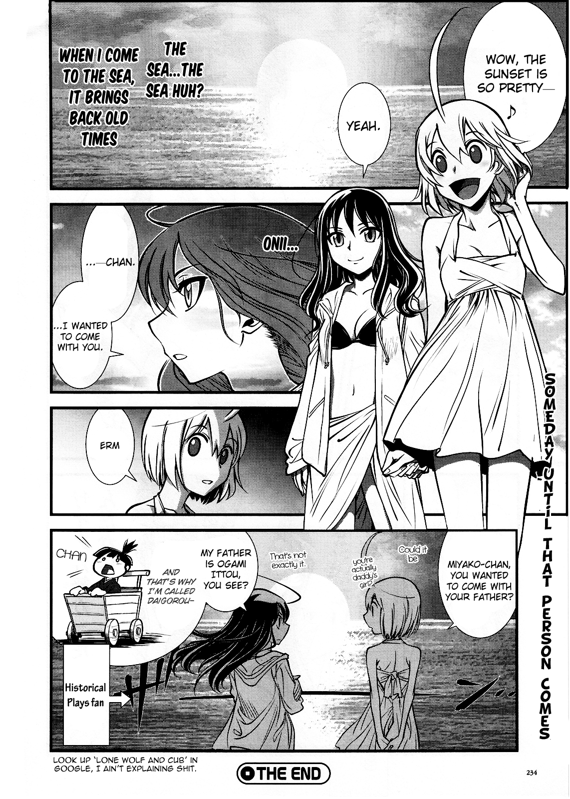 Hana no Miyako! Chapter 17.9 page 8 - Chapter 17.9: At the Beach (Type-Moon Ace 10 Extra Chapter)