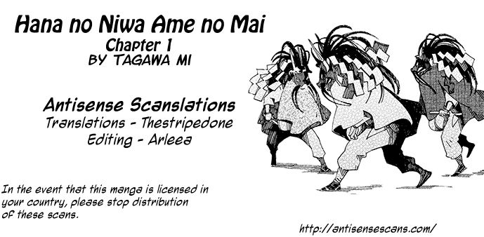 Hana no Niwa Ame no Mai Chapter 1 page 1 - Chapter 1 : The Dragon and the Boy