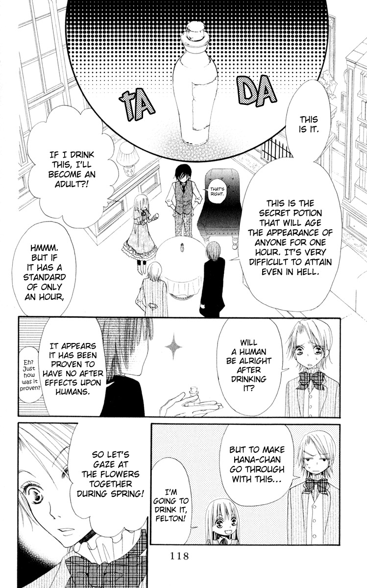 Hana to Akuma Chapter 9 page 22 - Chapter 9: Surrounded By Two Demon Princes, Hana's Growing Fast