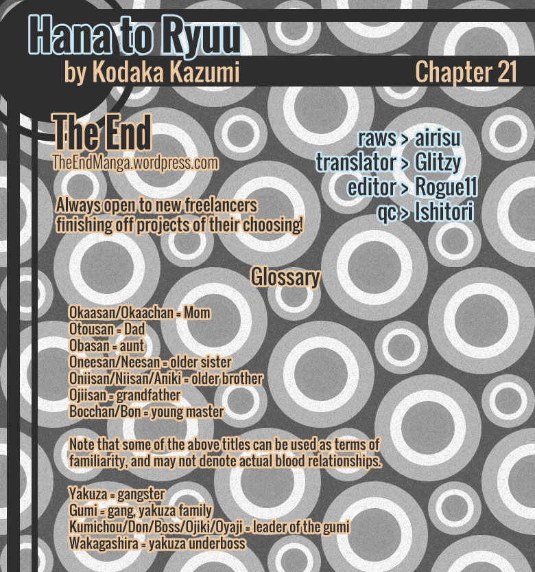 Hana to Ryuu Chapter 21 page 1 - Chapter 21 : Flowers for the funeral