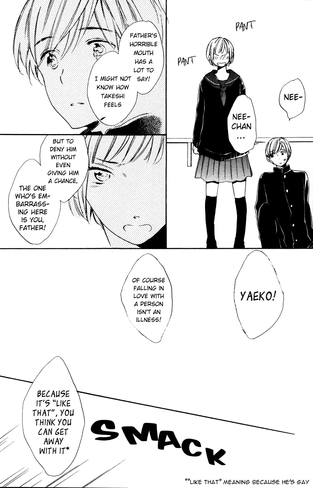 Hanabatake to Wakarebanashi Chapter 5 page 12 - Chapter 5: Bye-bye Baby : His Melancholy