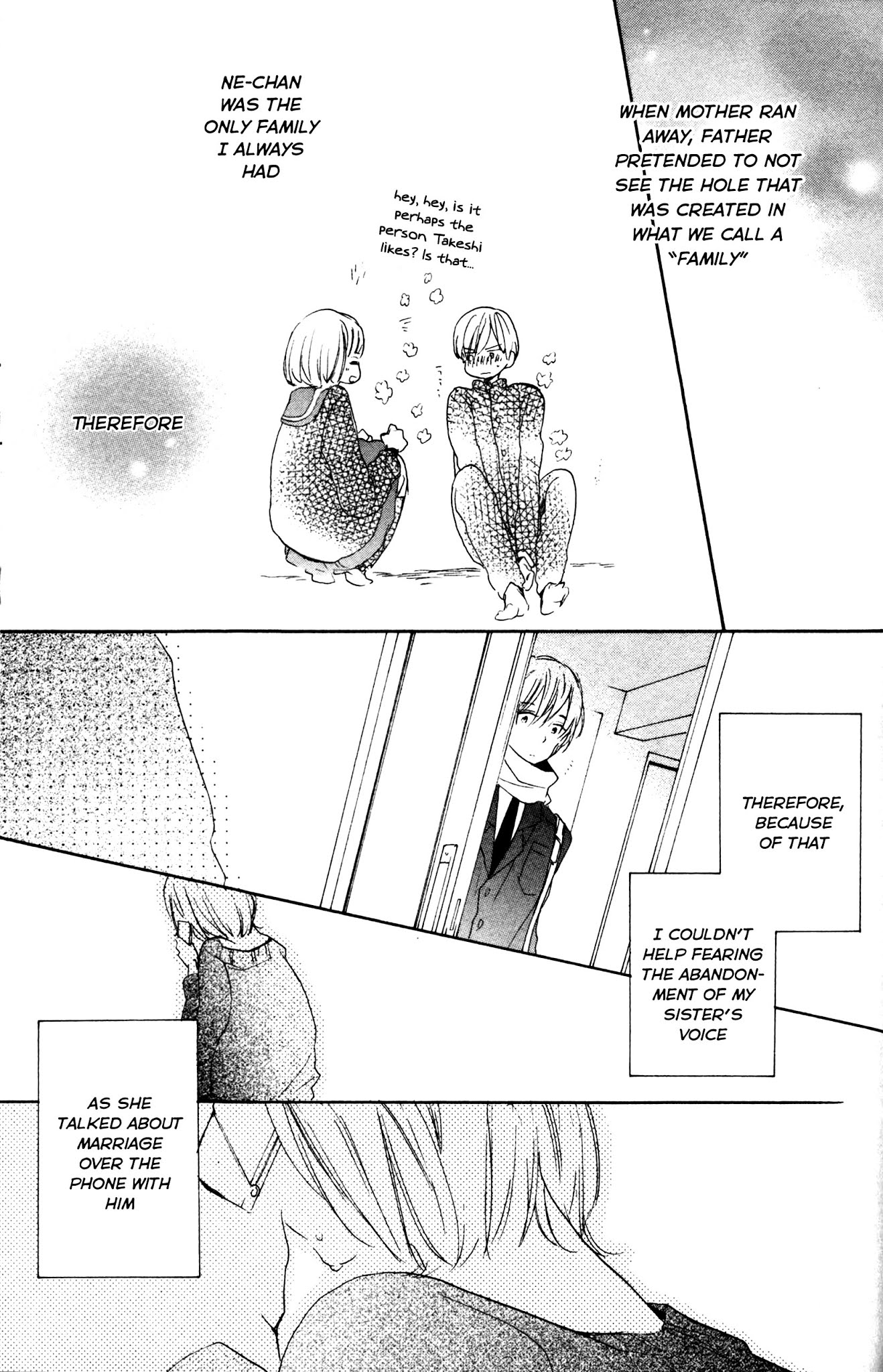 Hanabatake to Wakarebanashi Chapter 5 page 14 - Chapter 5: Bye-bye Baby : His Melancholy