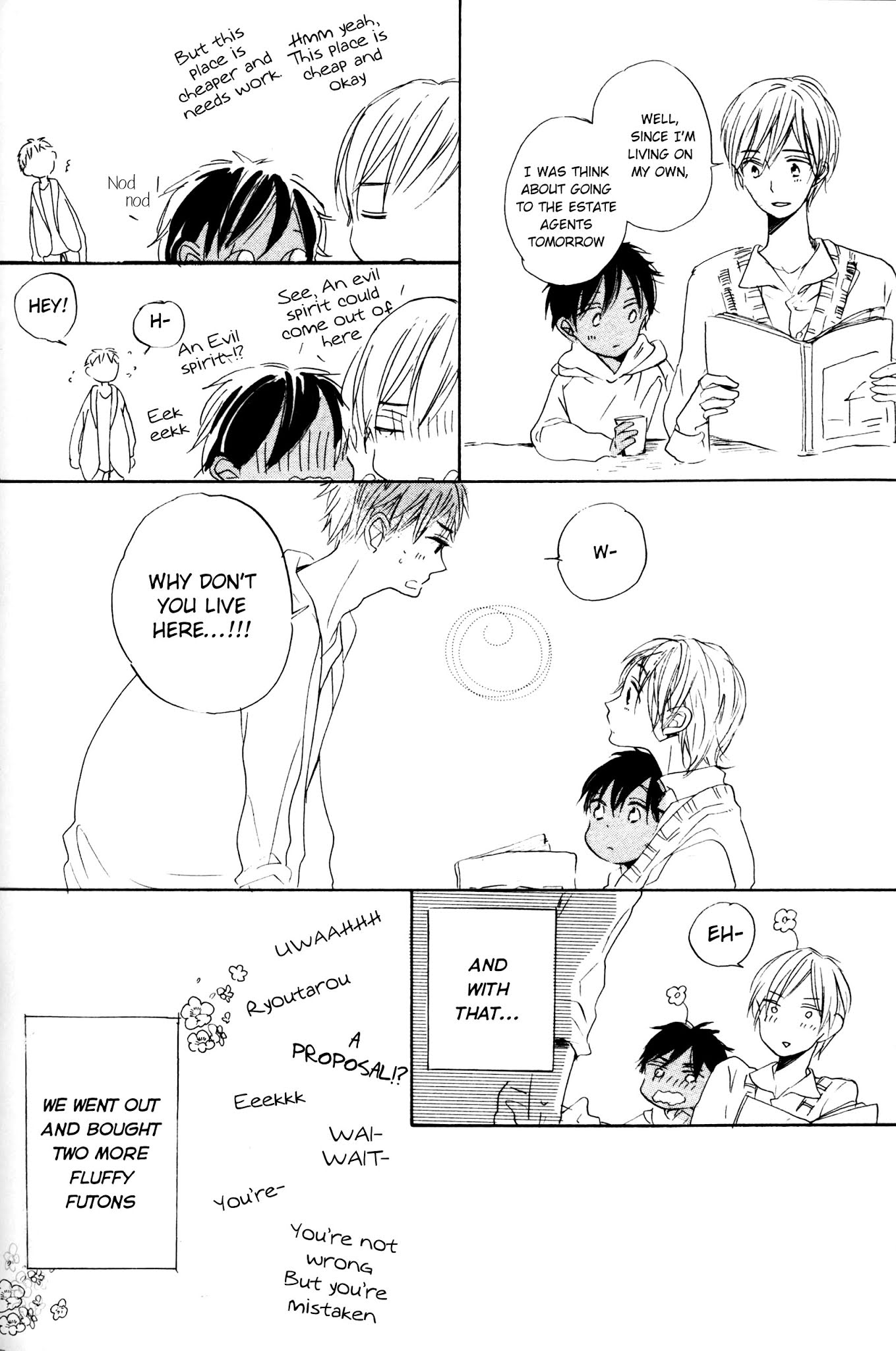 Hanabatake to Wakarebanashi Chapter 5 page 35 - Chapter 5: Bye-bye Baby : His Melancholy