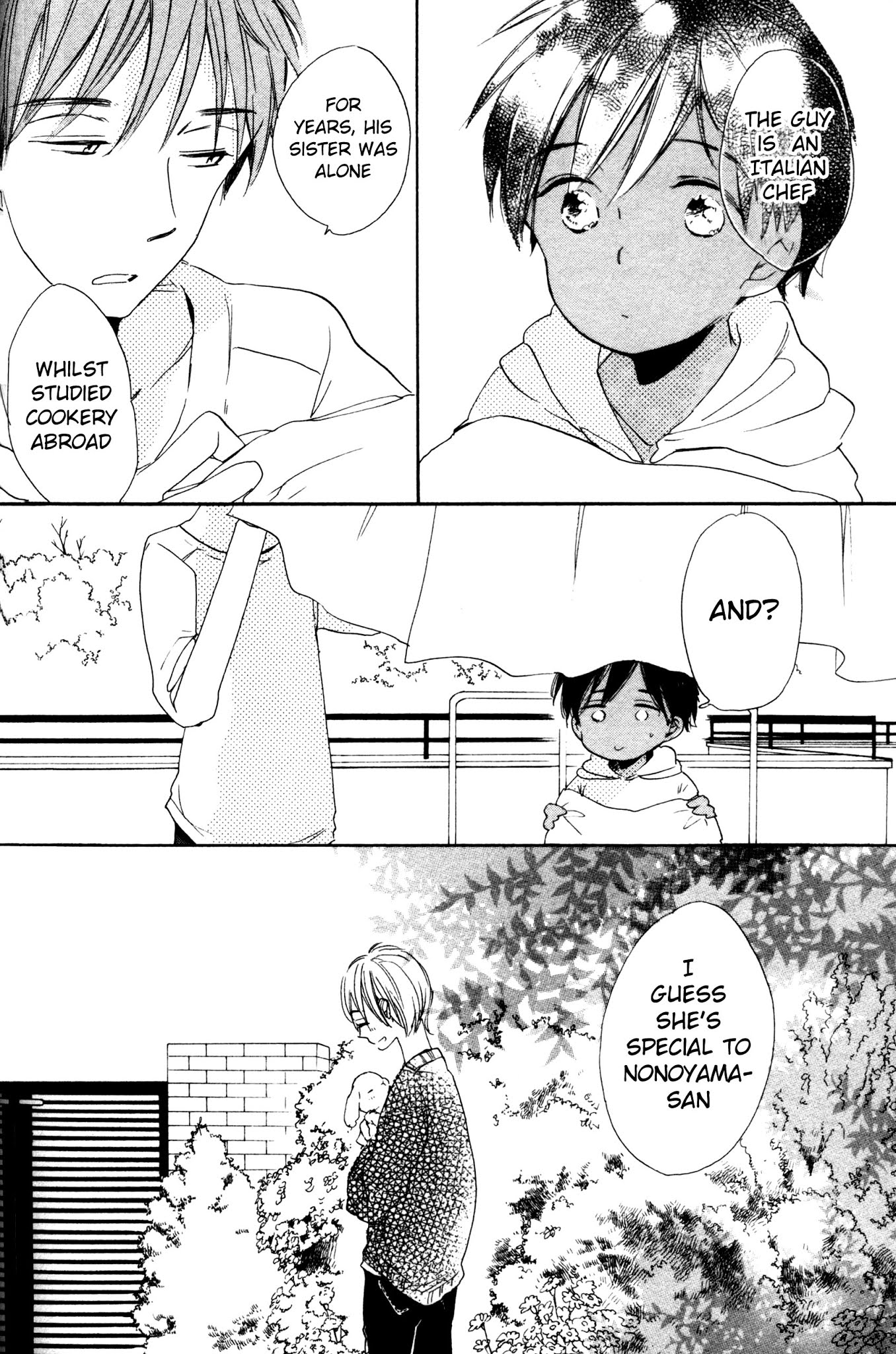 Hanabatake to Wakarebanashi Chapter 5 page 9 - Chapter 5: Bye-bye Baby : His Melancholy