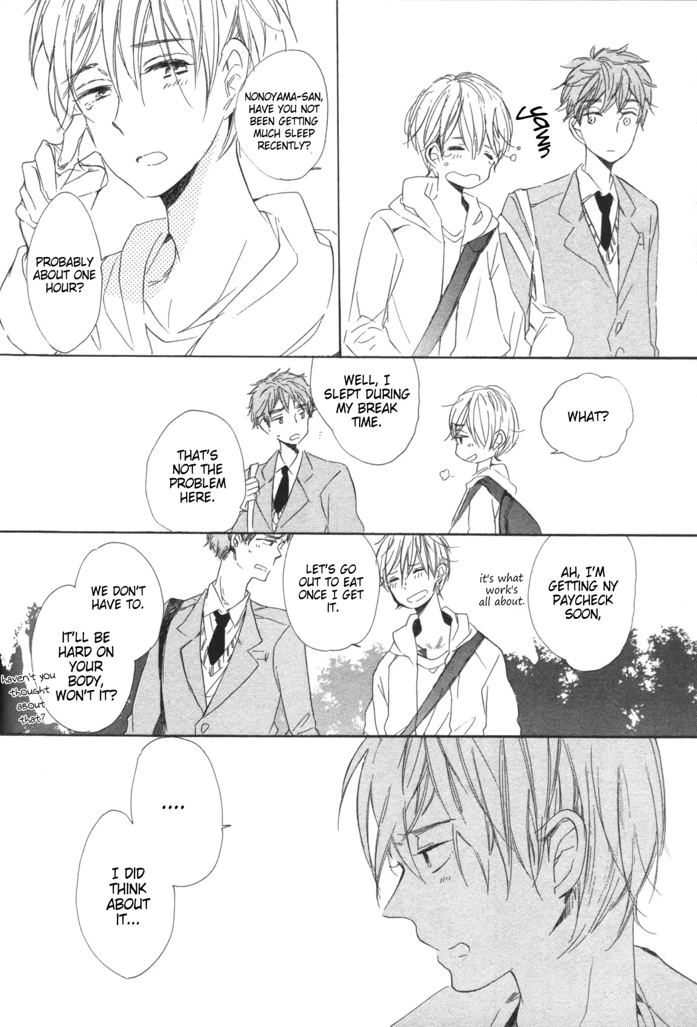 Hanabatake to Wakarebanashi Chapter 6 page 15 - Chapter 6: Bye-bye Baby : Dancing Cherry Petals Replaced by Snow [END]