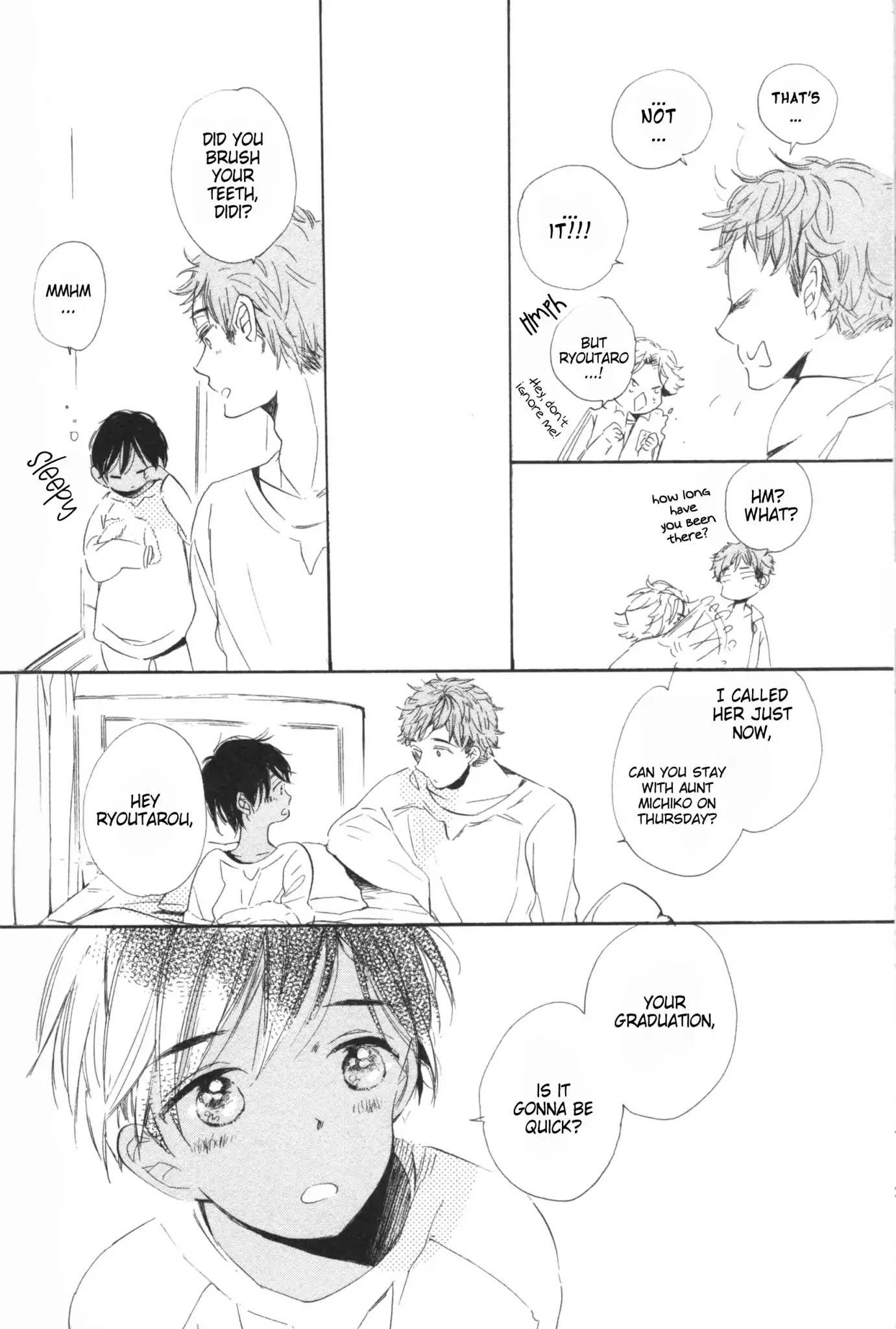Hanabatake to Wakarebanashi Chapter 6 page 19 - Chapter 6: Bye-bye Baby : Dancing Cherry Petals Replaced by Snow [END]
