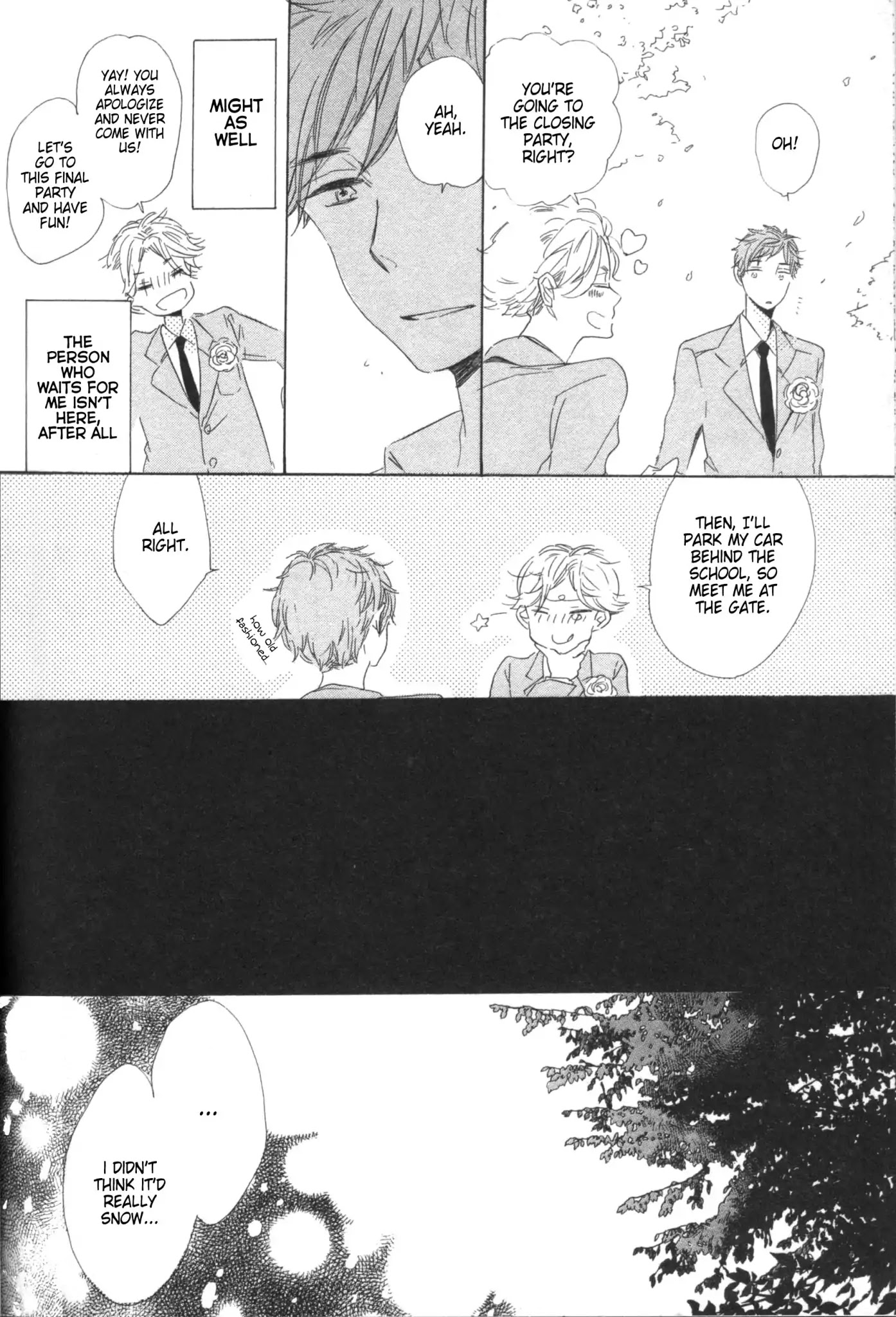 Hanabatake to Wakarebanashi Chapter 6 page 25 - Chapter 6: Bye-bye Baby : Dancing Cherry Petals Replaced by Snow [END]