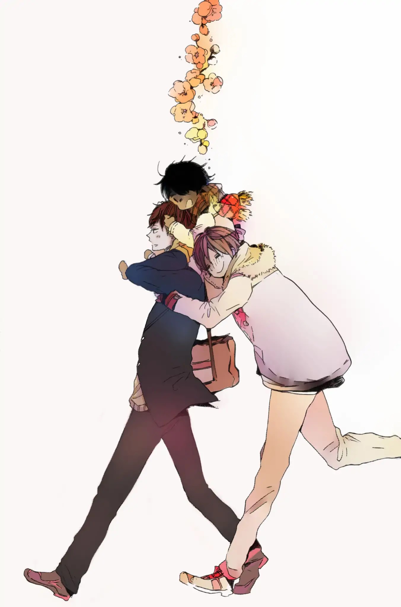 Hanabatake to Wakarebanashi Chapter 6 page 3 - Chapter 6: Bye-bye Baby : Dancing Cherry Petals Replaced by Snow [END]