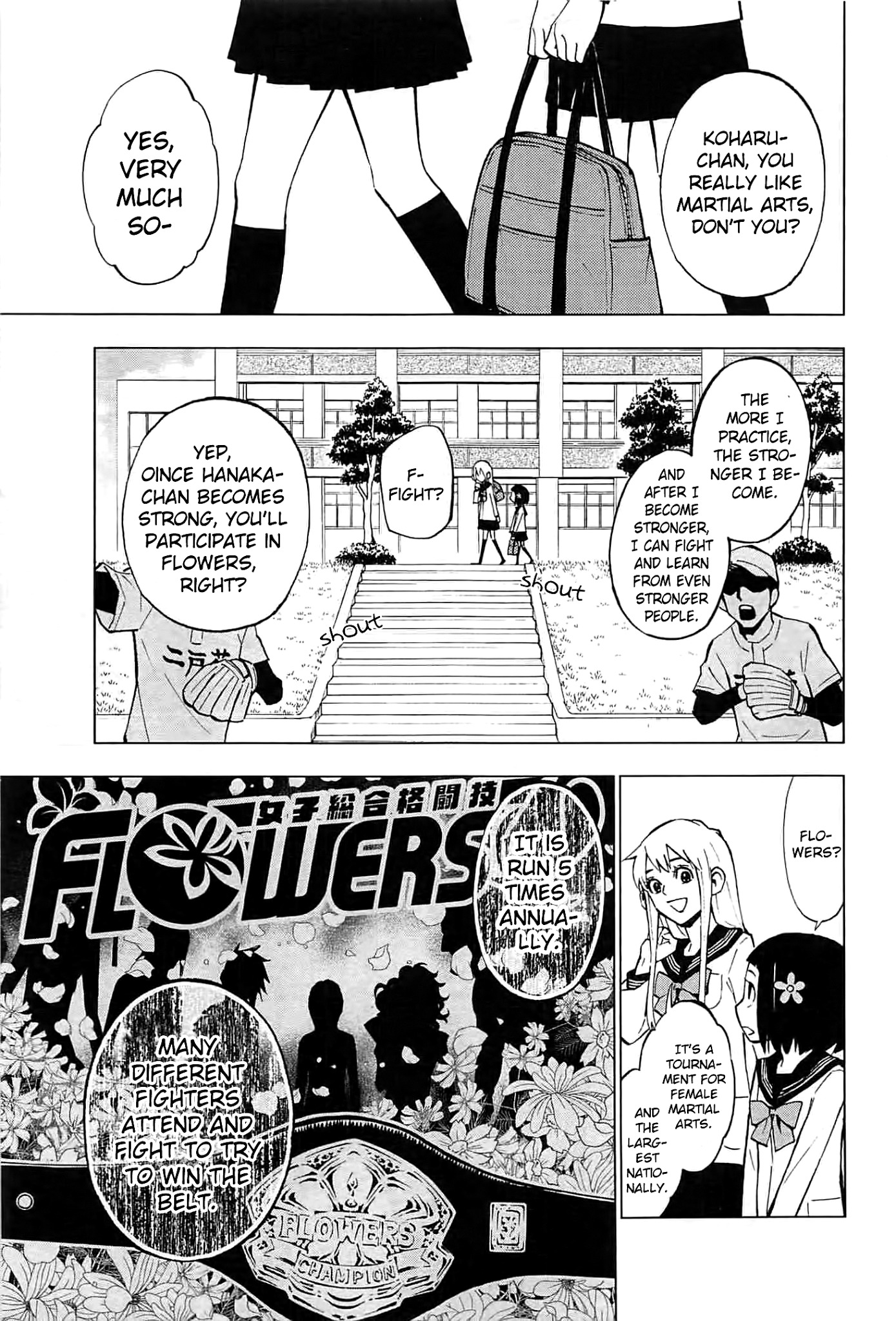 Hanakaku - The Last Girl Standing Chapter 2 page 10 - Chapter 2: Glowing