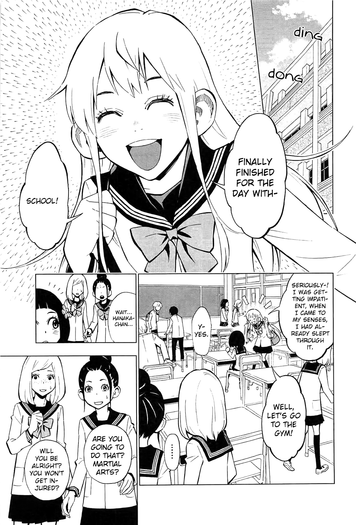 Hanakaku - The Last Girl Standing Chapter 2 page 6 - Chapter 2: Glowing