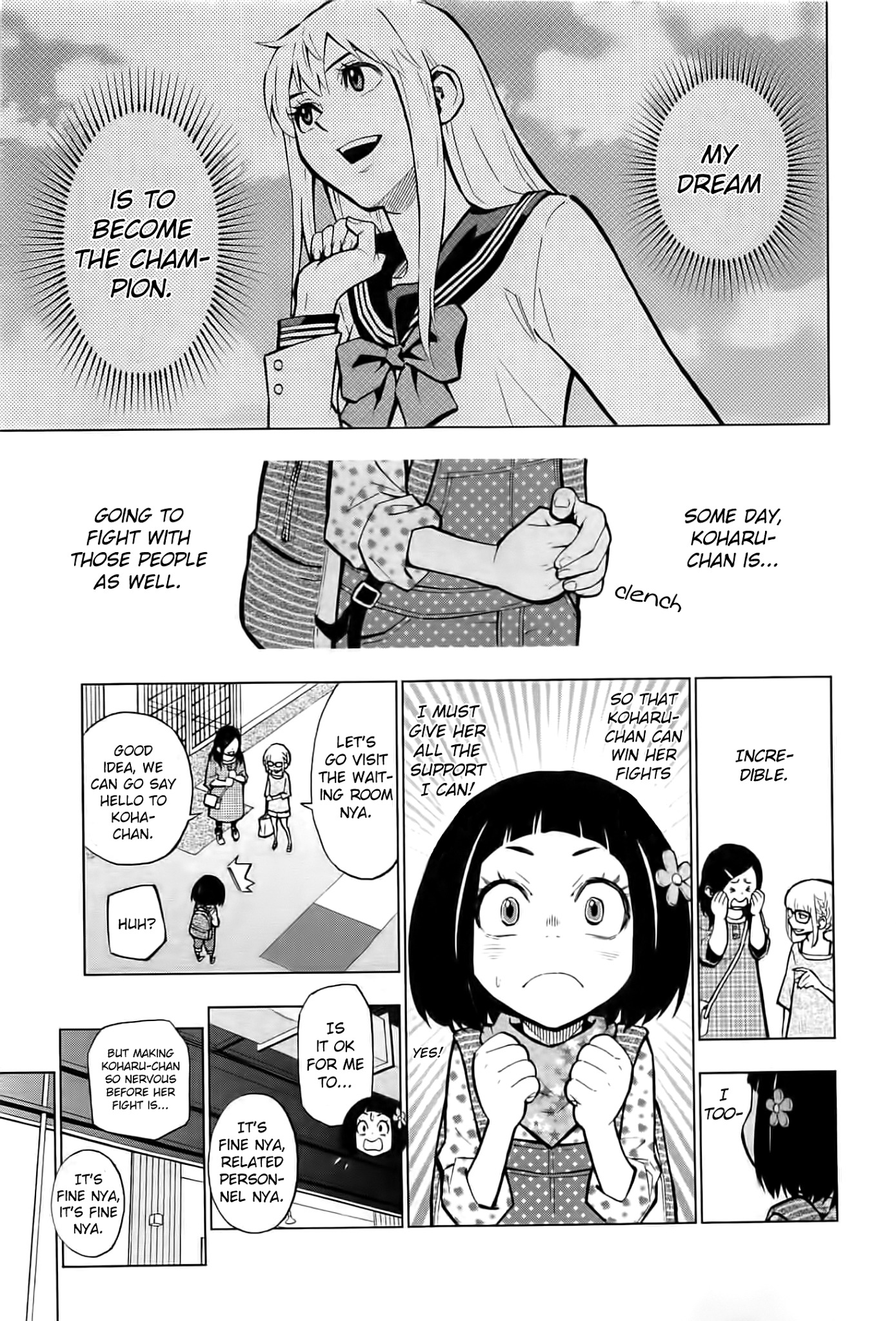 Hanakaku - The Last Girl Standing Chapter 3 page 10 - Chapter 3: MMA Fighter Koharu