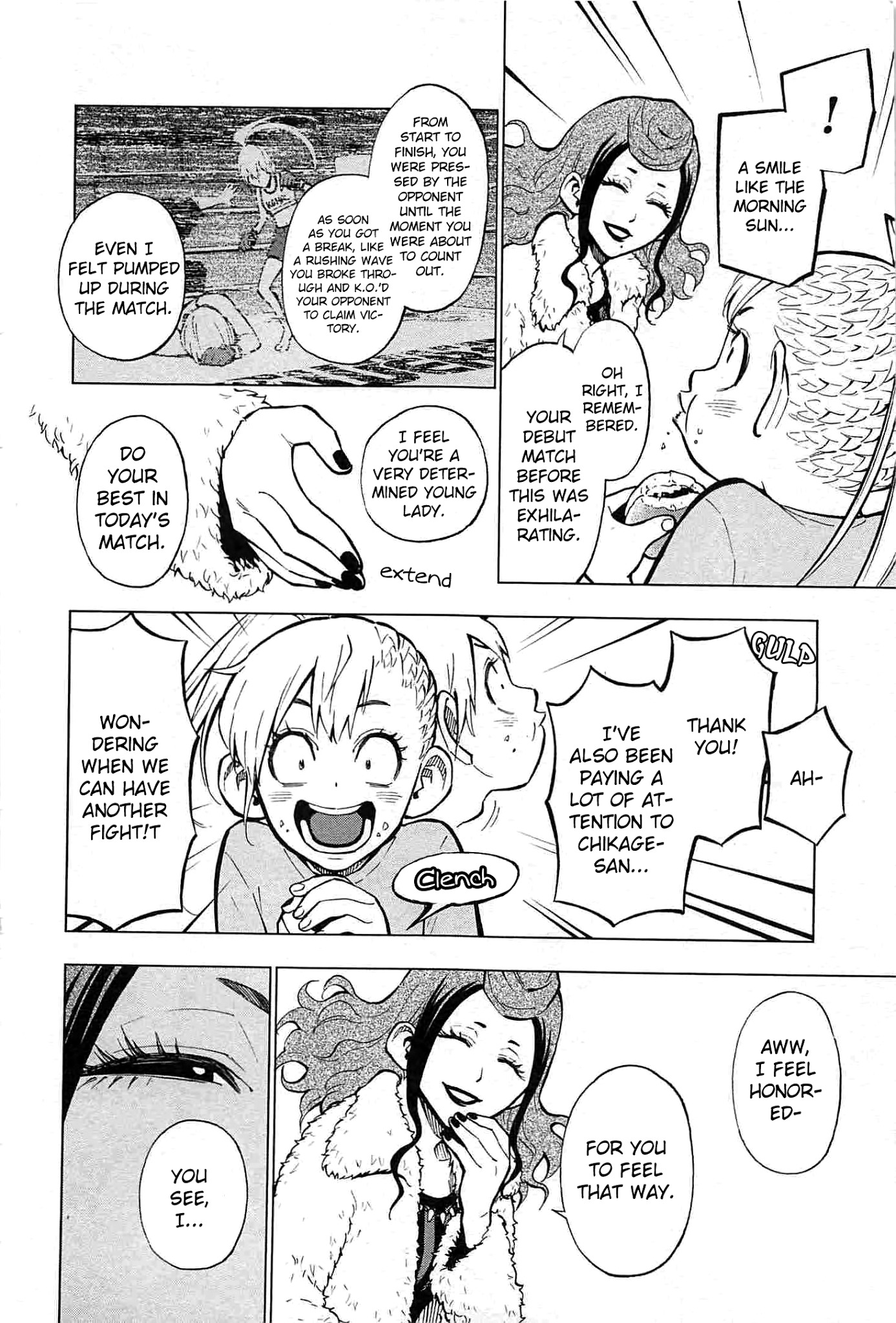 Hanakaku - The Last Girl Standing Chapter 3 page 17 - Chapter 3: MMA Fighter Koharu