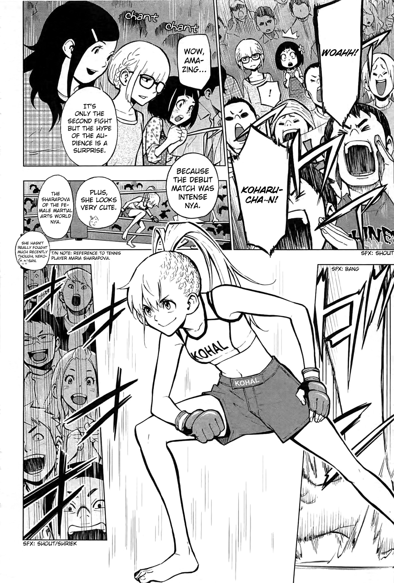 Hanakaku - The Last Girl Standing Chapter 3 page 27 - Chapter 3: MMA Fighter Koharu