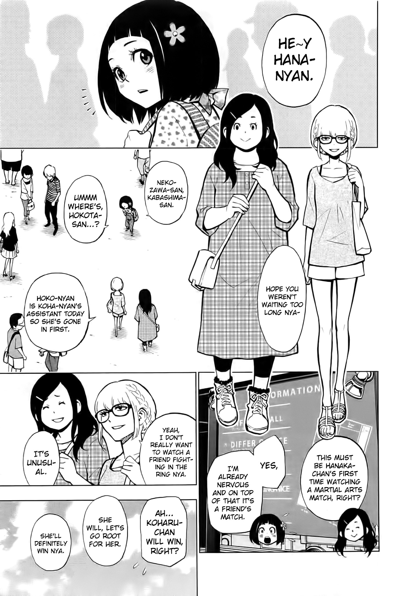 Hanakaku - The Last Girl Standing Chapter 3 page 6 - Chapter 3: MMA Fighter Koharu