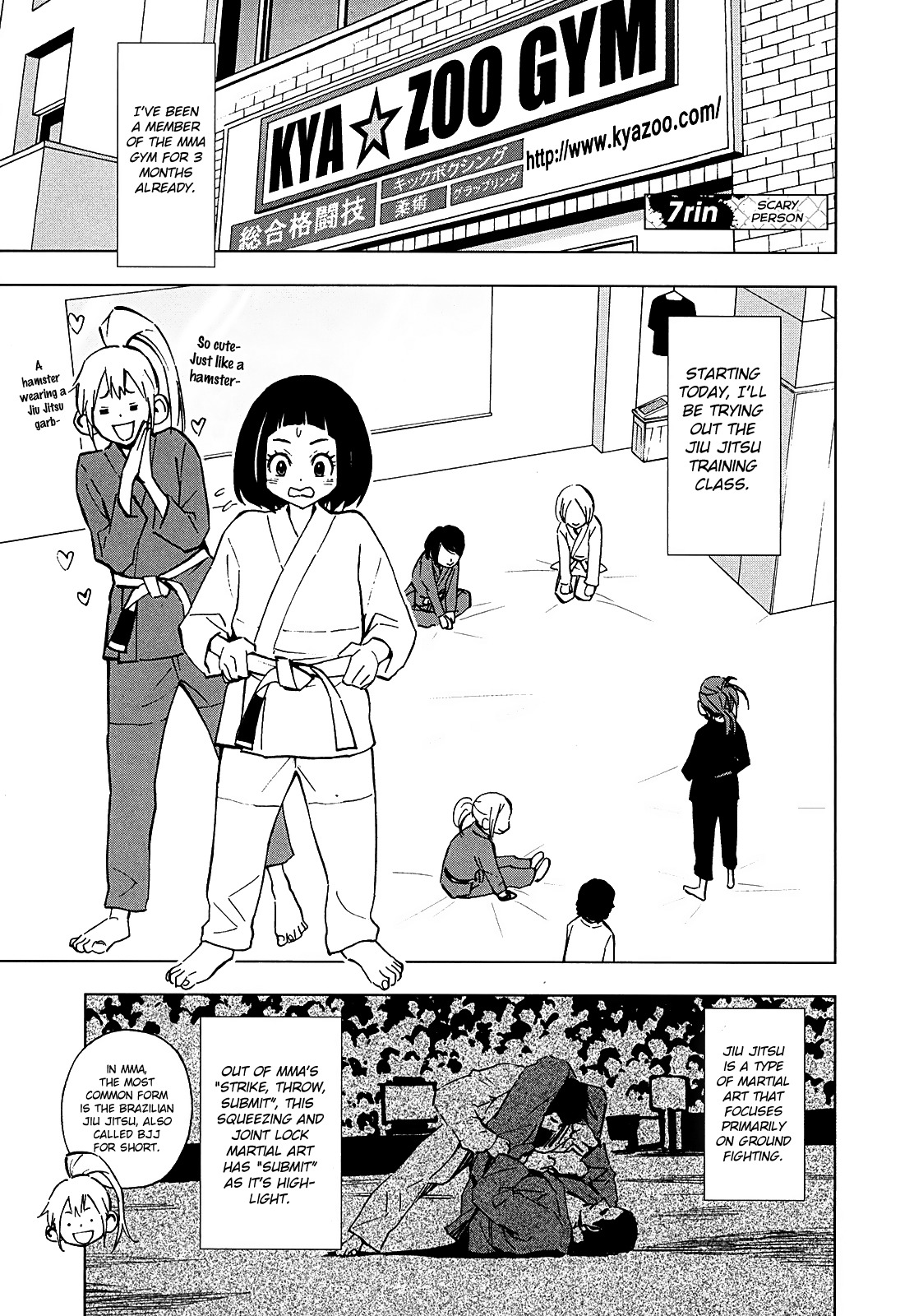 Hanakaku - The Last Girl Standing Chapter 7 page 2 - Chapter 7: Scary Person