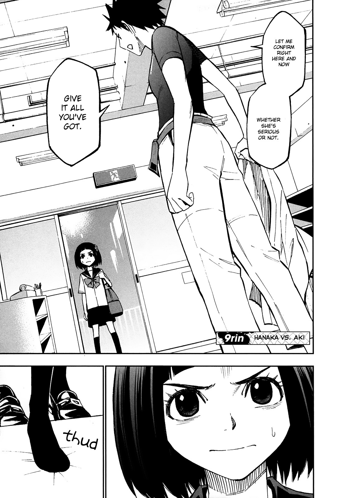 Hanakaku - The Last Girl Standing Chapter 9 page 1 - Chapter 9: Hanaka vs Aki
