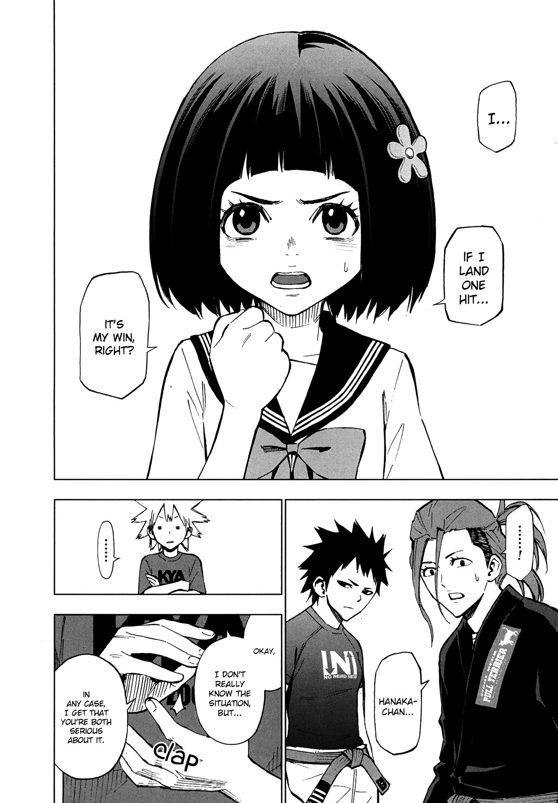 Hanakaku - The Last Girl Standing Chapter 9 page 6 - Chapter 9: Hanaka vs Aki