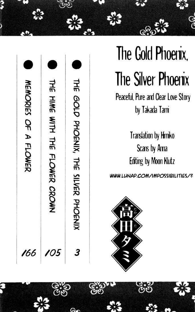 Hanakanmuri no Hime Chapter 1 page 4 - Chapter 1 : The gold phoenix, the silver phoenix