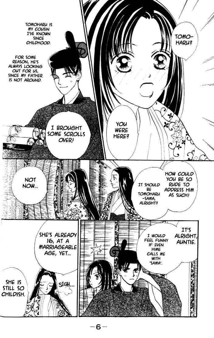 Hanakanmuri no Hime Chapter 1 page 8 - Chapter 1 : The gold phoenix, the silver phoenix