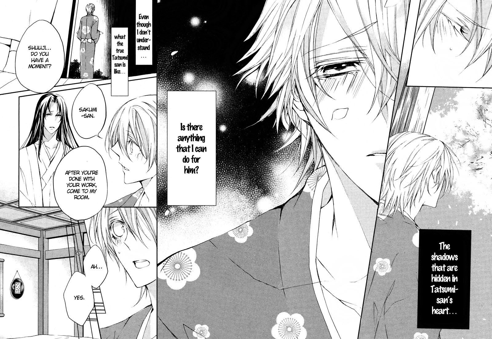 Hanamachi Monogatari - Hatsuzakura Mau, Yoru no Shitone Chapter 3.2 page 14 - Chapter 3 v2 : Third Night