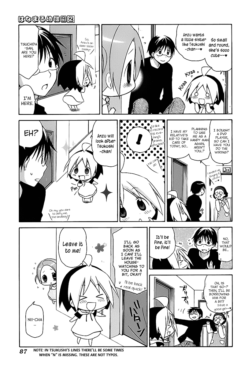 Hanamaru Youchien Chapter 16 page 4 - Chapter 16: Hanamaru House-Watching
