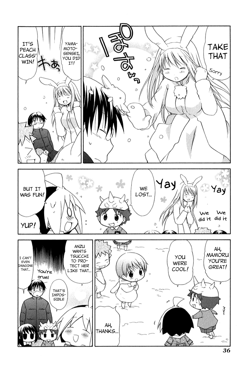 Hanamaru Youchien Chapter 30 page 11 - Chapter 30: Hanamaru Snowball Fight