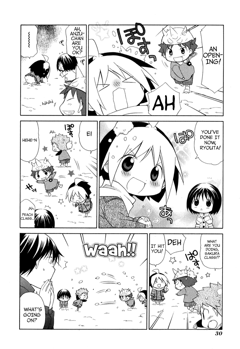 Hanamaru Youchien Chapter 30 page 5 - Chapter 30: Hanamaru Snowball Fight