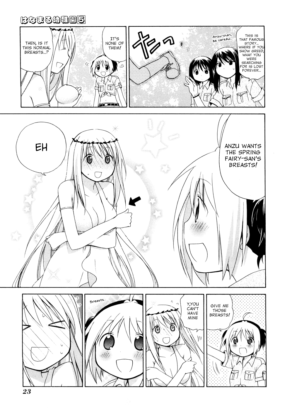 Hanamaru Youchien Chapter 40 page 11 - Chapter 40: Hanamaru Breasts