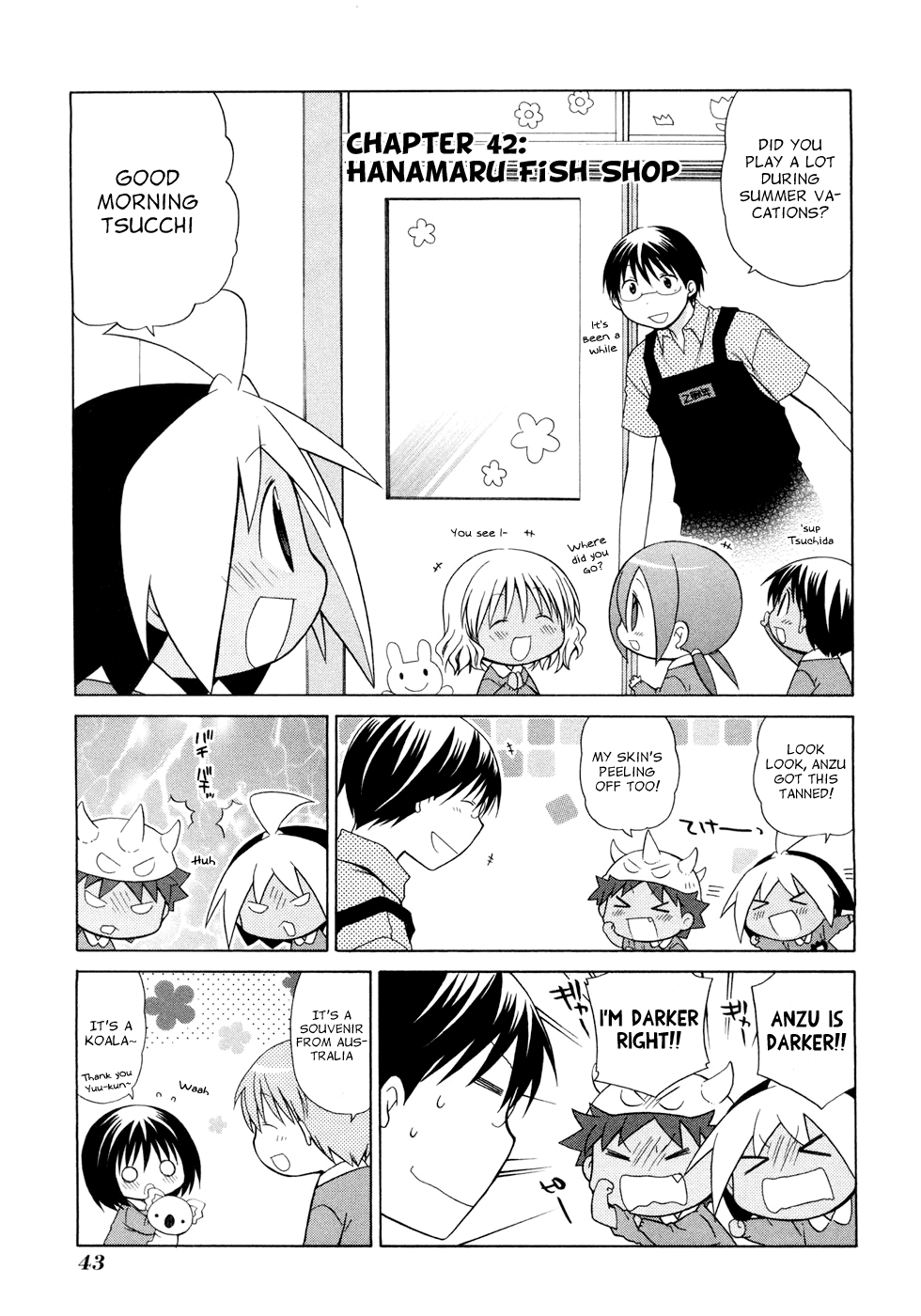 Hanamaru Youchien Chapter 42 page 3 - Chapter 42: Hanamaru Fish Shop