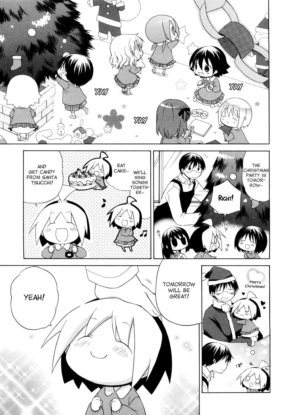 Hanamaru Youchien Chapter 47 page 3 - Chapter 47: Hanamaru Christmas Card + Extra