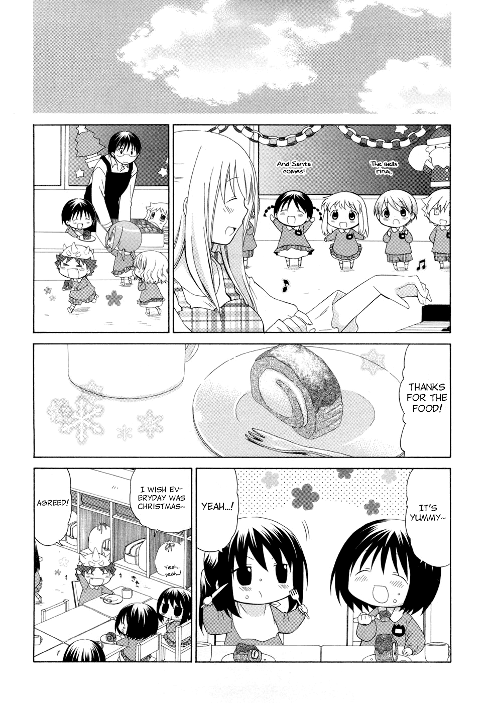 Hanamaru Youchien Chapter 47 page 6 - Chapter 47: Hanamaru Christmas Card + Extra