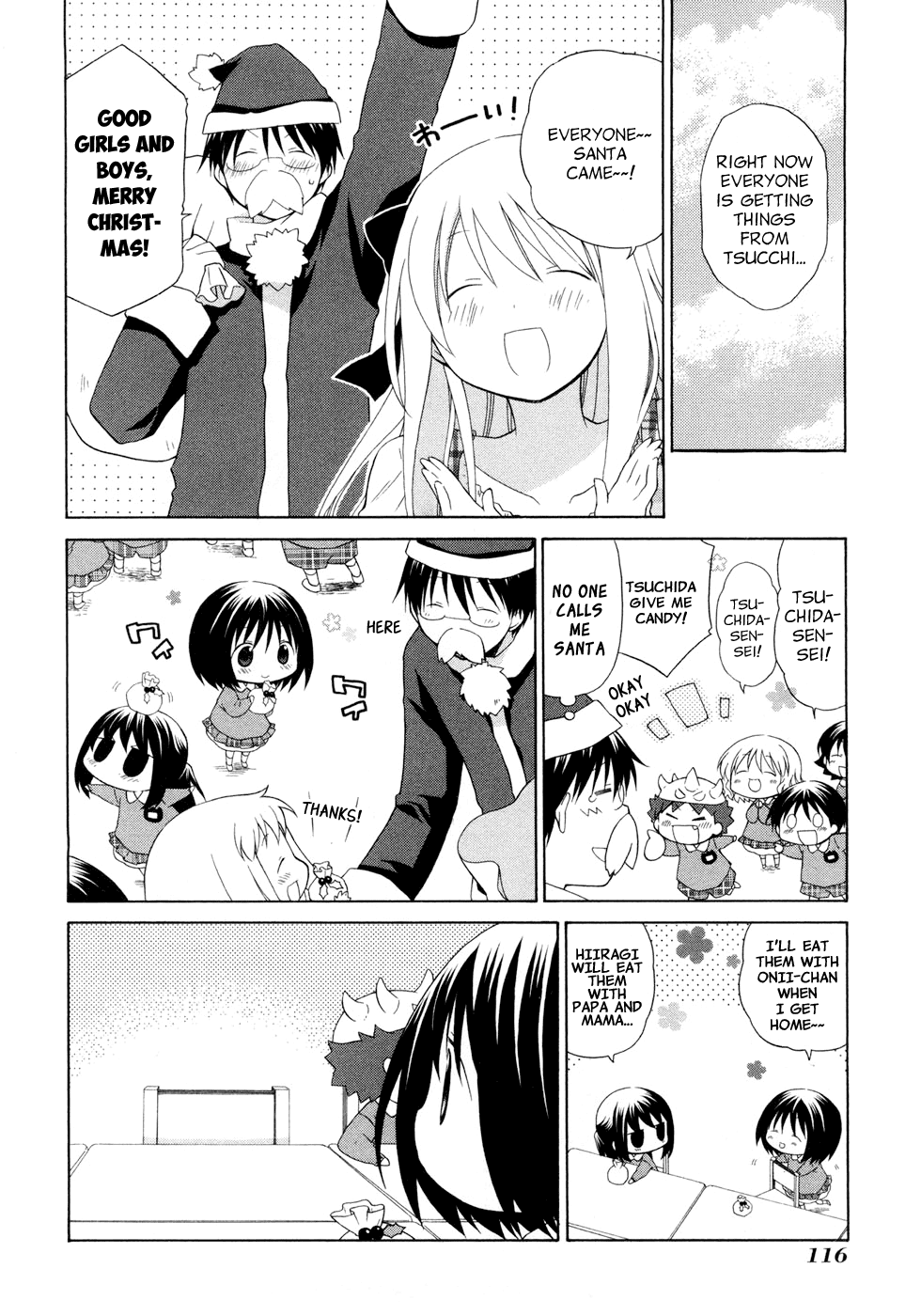 Hanamaru Youchien Chapter 47 page 8 - Chapter 47: Hanamaru Christmas Card + Extra
