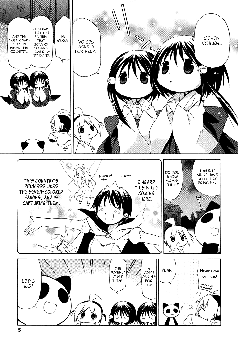 Hanamaru Youchien Chapter 48 page 9 - Chapter 48: Hanamaru Panda Cat