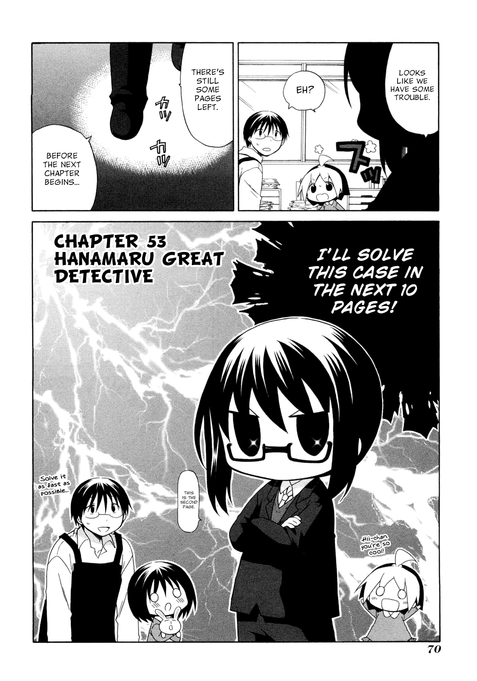 Hanamaru Youchien Chapter 53 page 4 - Chapter 53: Hanamaru Great Detective