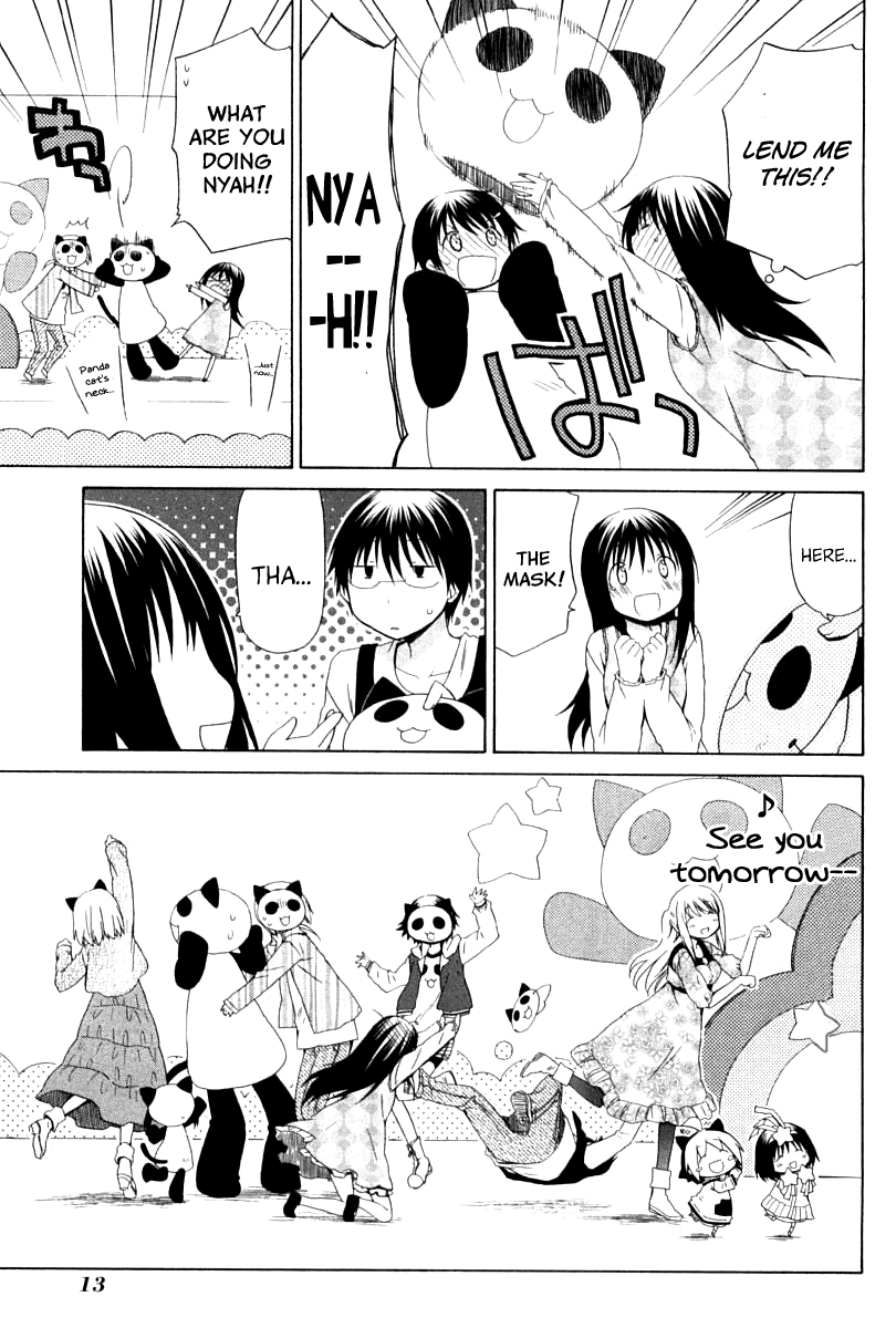 Hanamaru Youchien Chapter 72 page 17 - Chapter 72: Hanamaru Panda Cat Exercises
