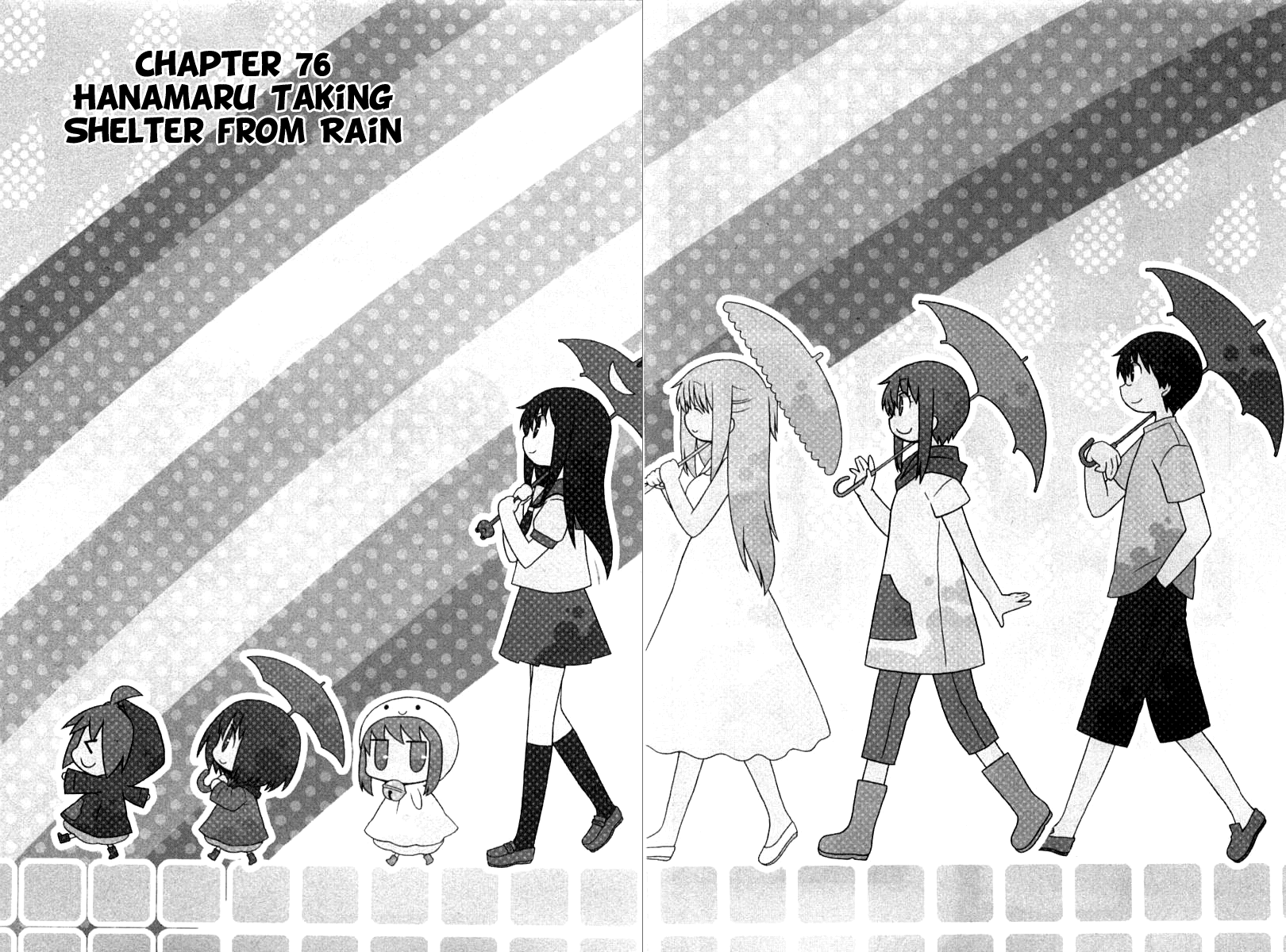 Hanamaru Youchien Chapter 76 page 4 - Chapter 76: Hanamaru Taking Shelter from the Rain