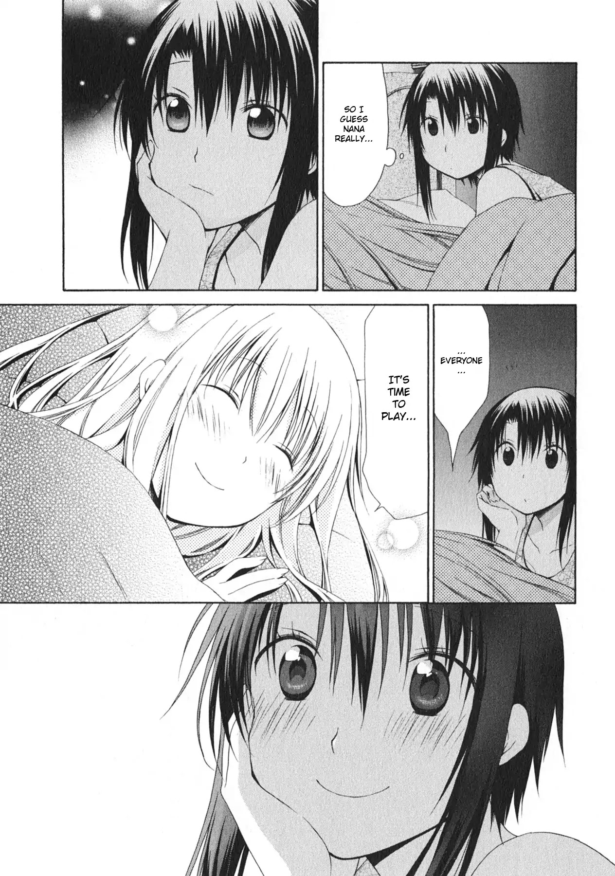 Hanamaru Youchien Chapter 94 page 15 - Chapter 94: Hanamaru slumber party