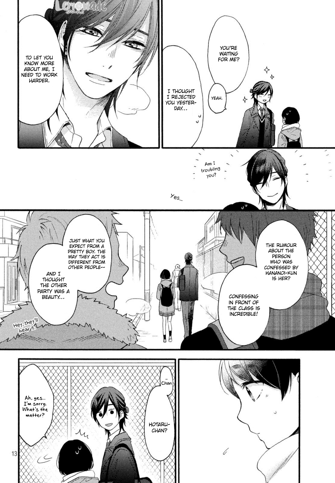 Hananoi-kun to Koi no Yamai Chapter 1 page 13 - Chapter 1