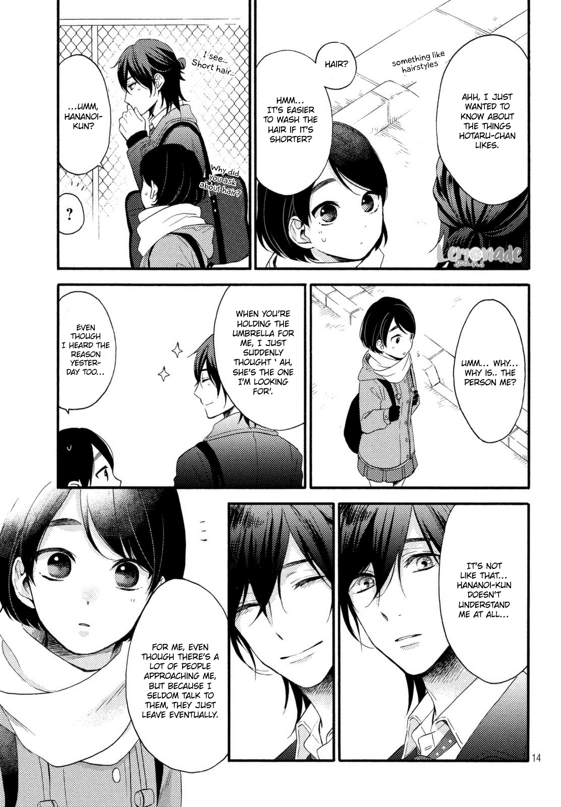 Hananoi-kun to Koi no Yamai Chapter 1 page 14 - Chapter 1