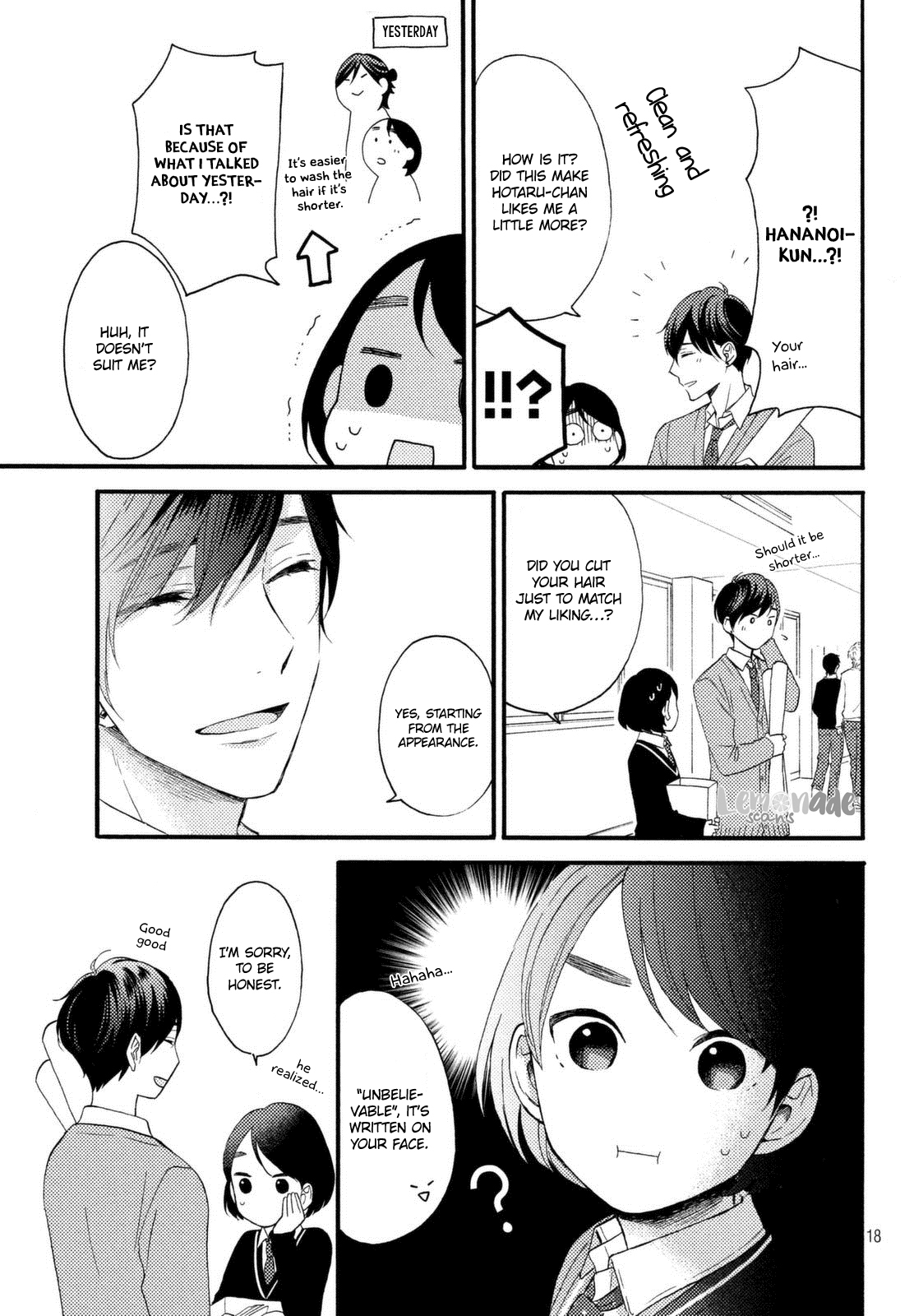 Hananoi-kun to Koi no Yamai Chapter 1 page 18 - Chapter 1