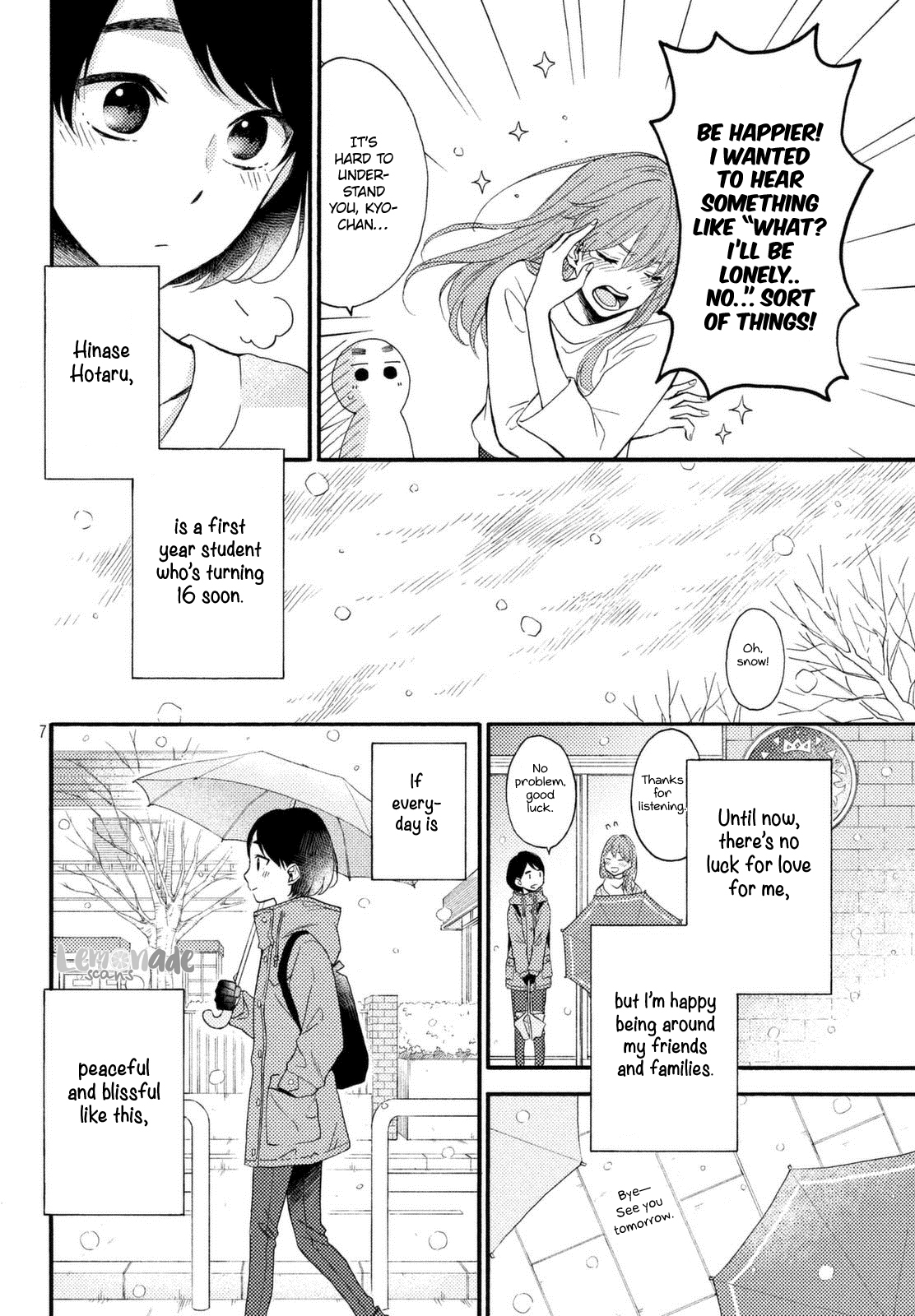 Hananoi-kun to Koi no Yamai Chapter 1 page 7 - Chapter 1