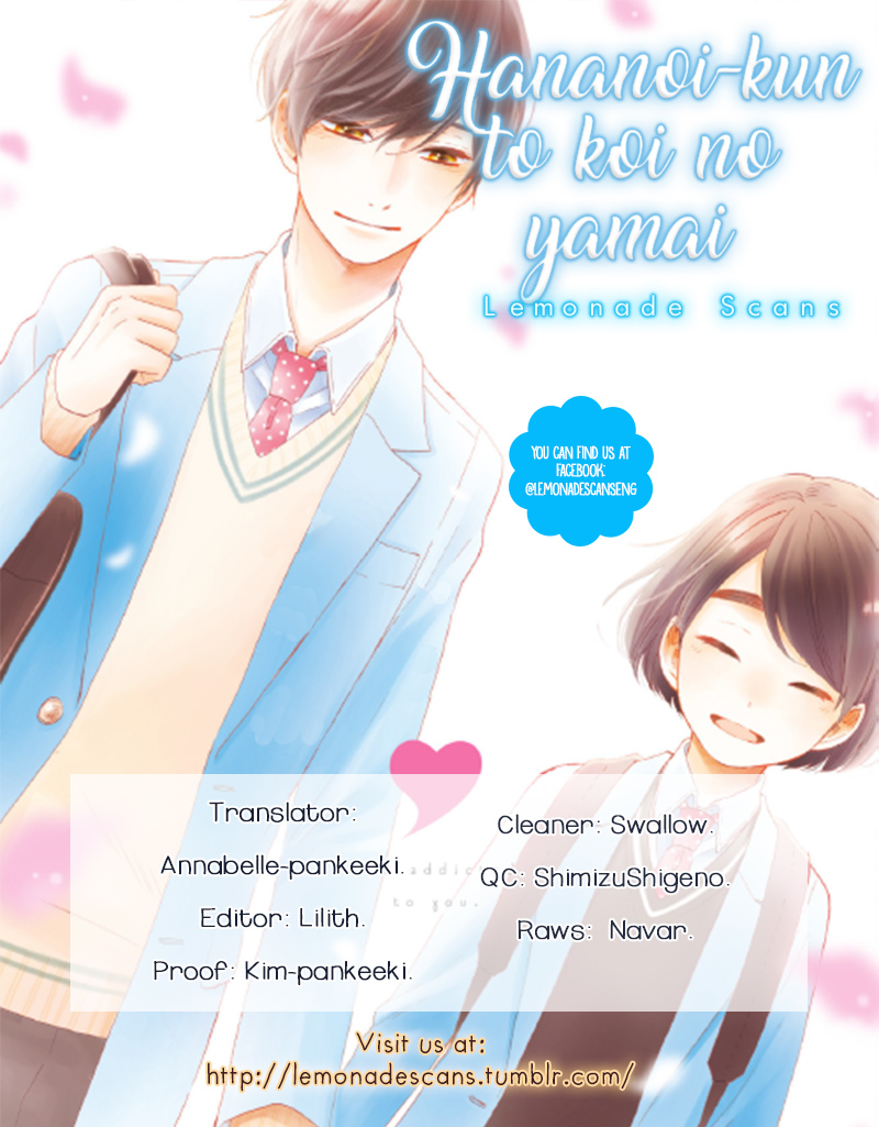 Hananoi-kun to Koi no Yamai Chapter 11 page 1 - Chapter 11: Our First Valentines.