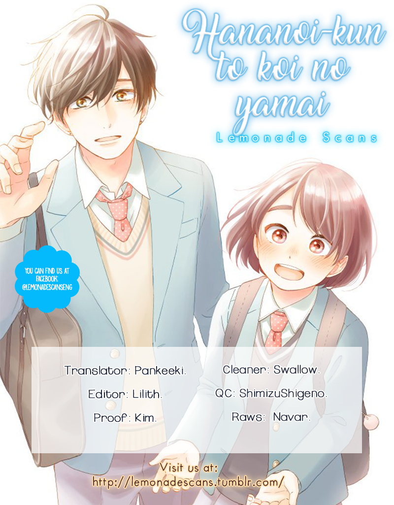 Hananoi-kun to Koi no Yamai Chapter 12 page 1 - Chapter 12: My First Confession