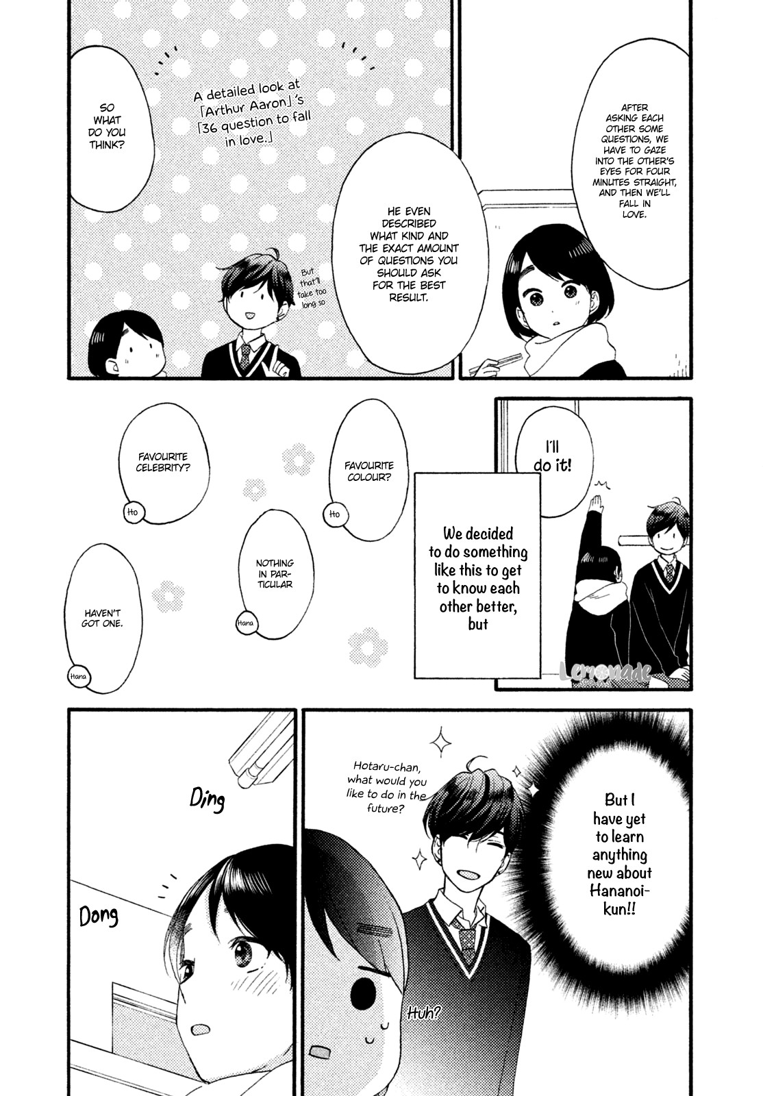 Hananoi-kun to Koi no Yamai Chapter 13.5 page 4 - Chapter 13.5: extra