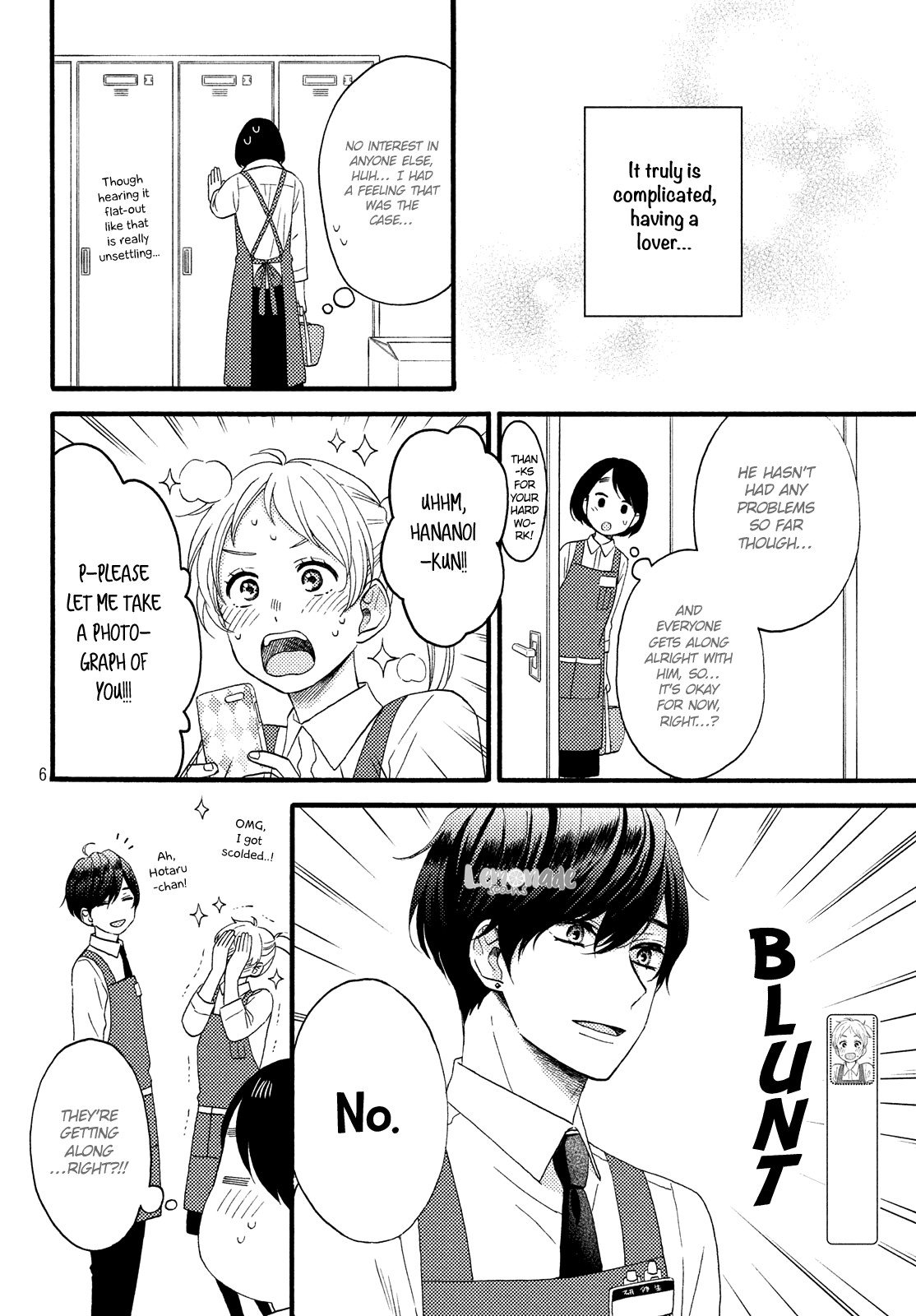 Hananoi-kun to Koi no Yamai Chapter 14 page 8 - Chapter 14: First Boss