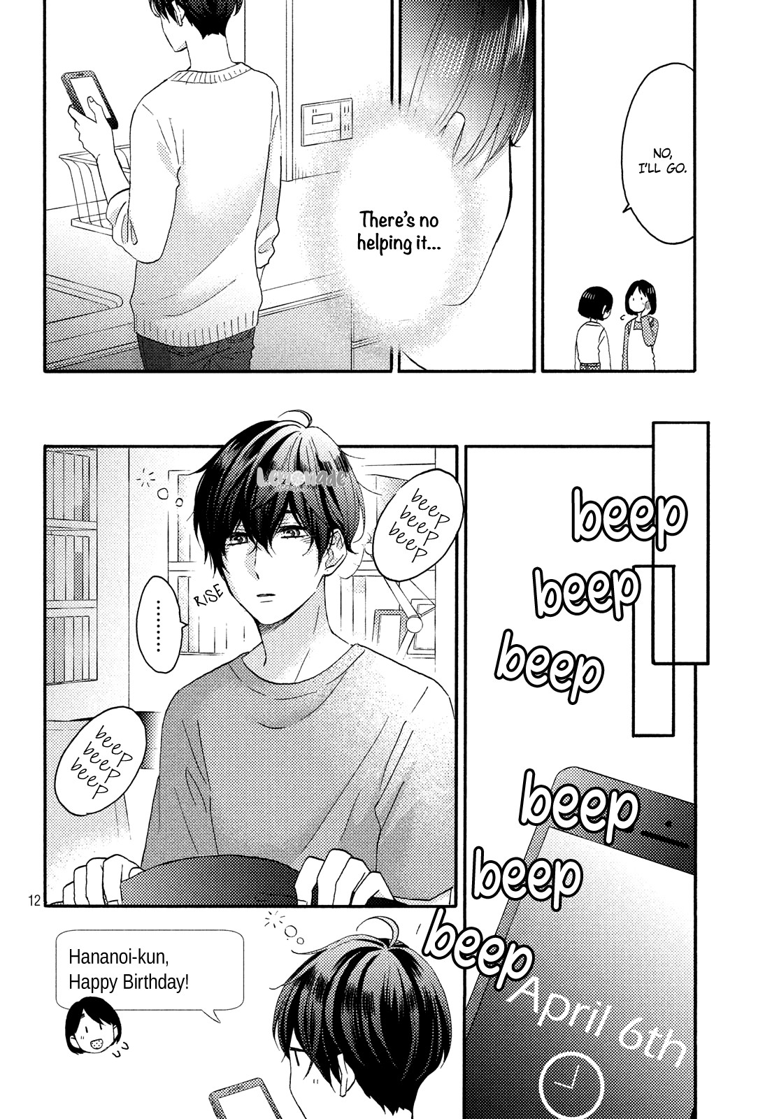 Hananoi-kun to Koi no Yamai Chapter 16 page 14 - Chapter 16