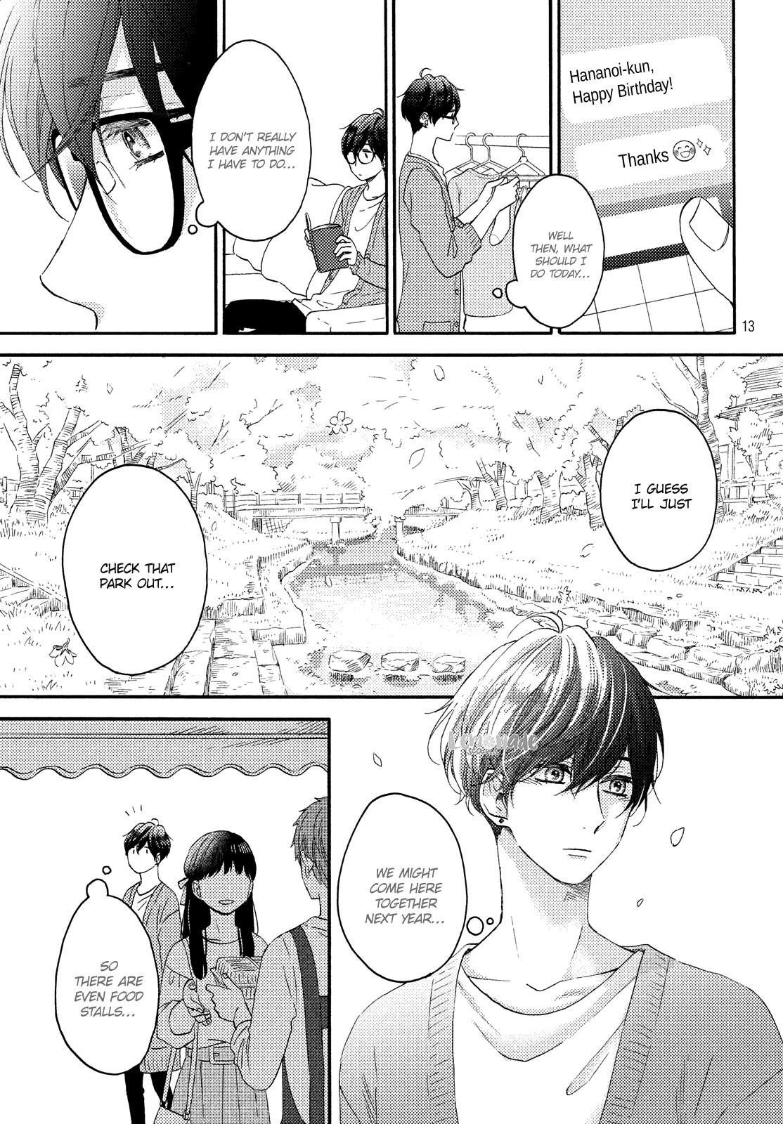 Hananoi-kun to Koi no Yamai Chapter 16 page 15 - Chapter 16