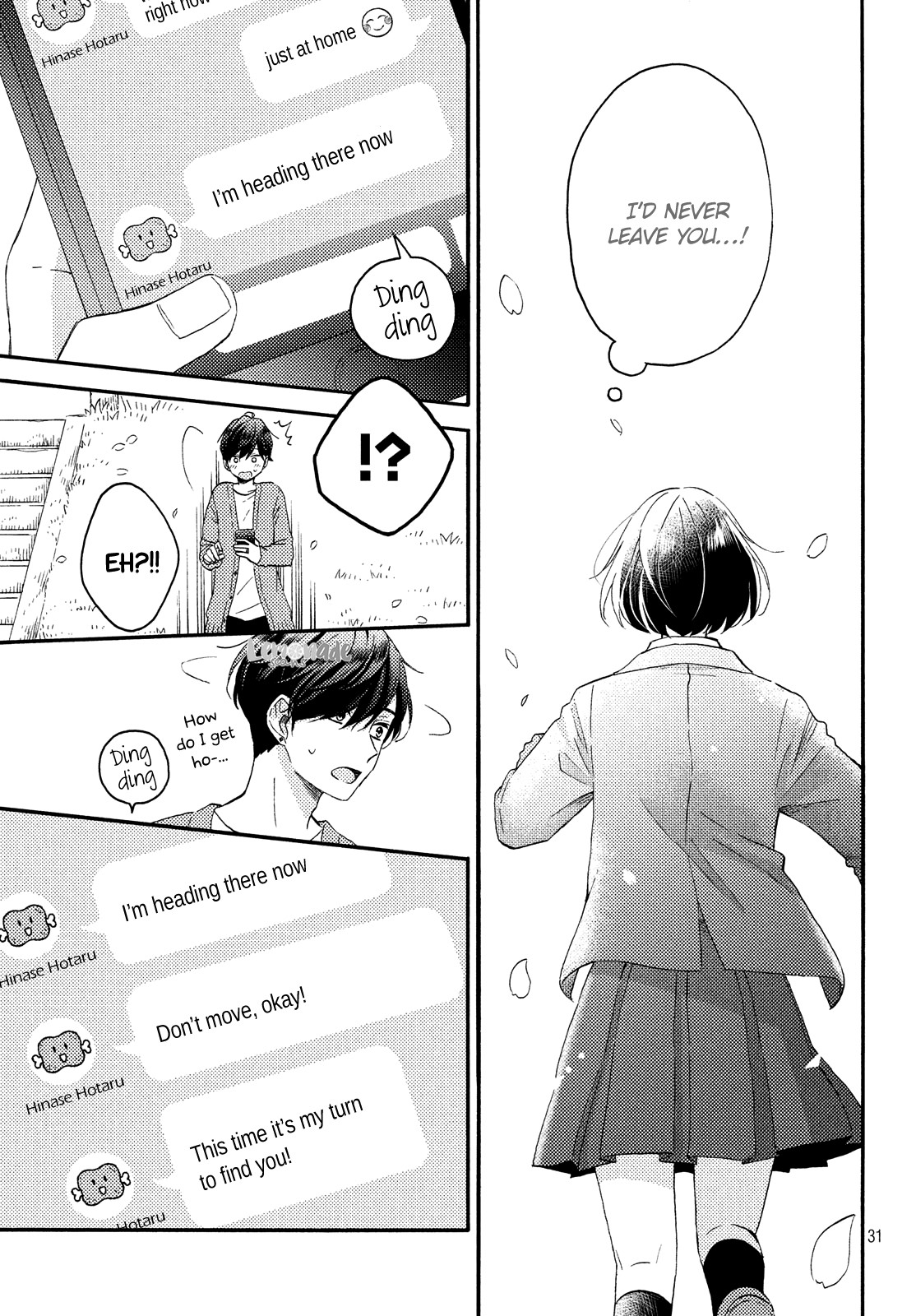Hananoi-kun to Koi no Yamai Chapter 16 page 33 - Chapter 16