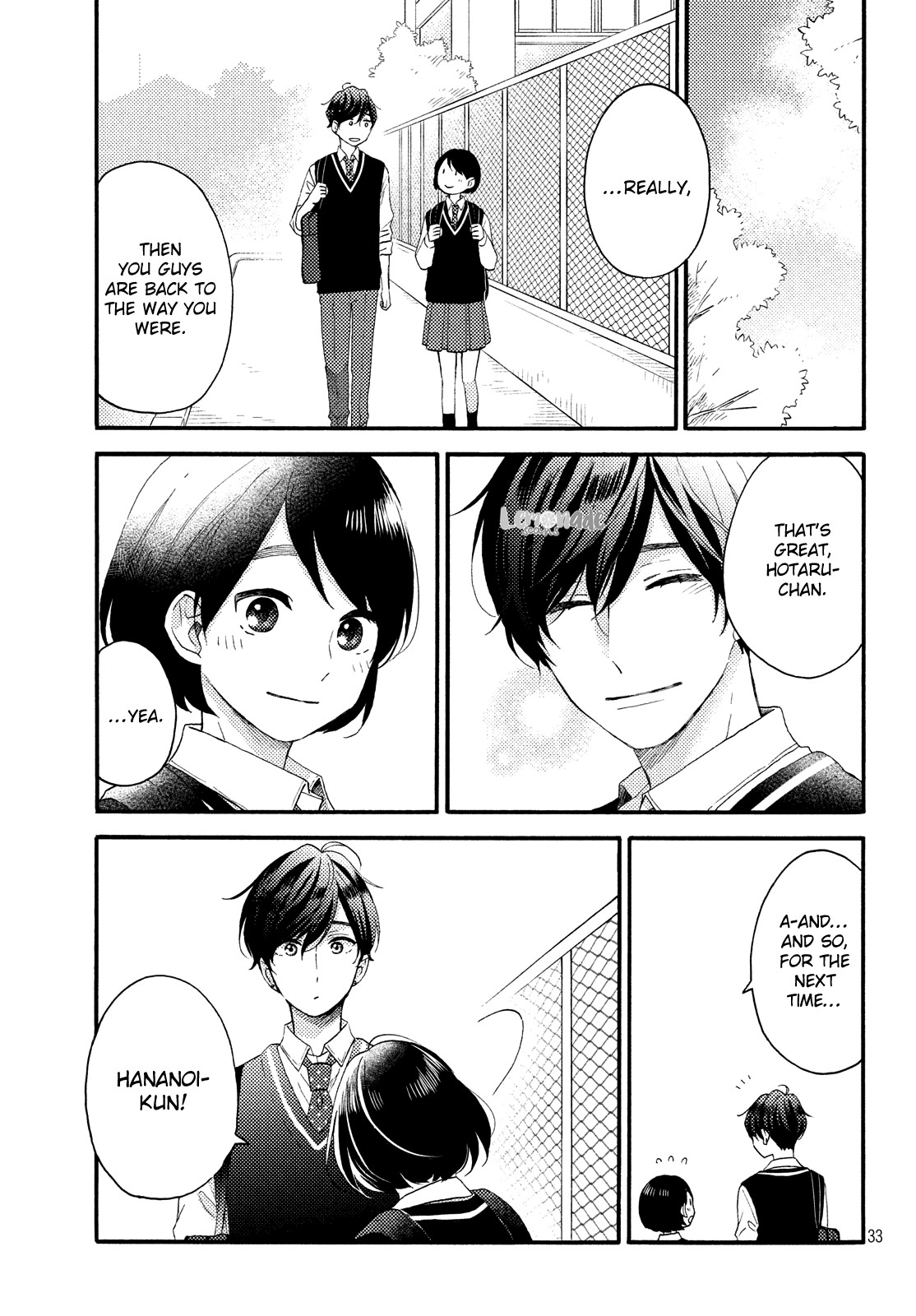 Hananoi-kun to Koi no Yamai Chapter 17 page 34 - Chapter 17
