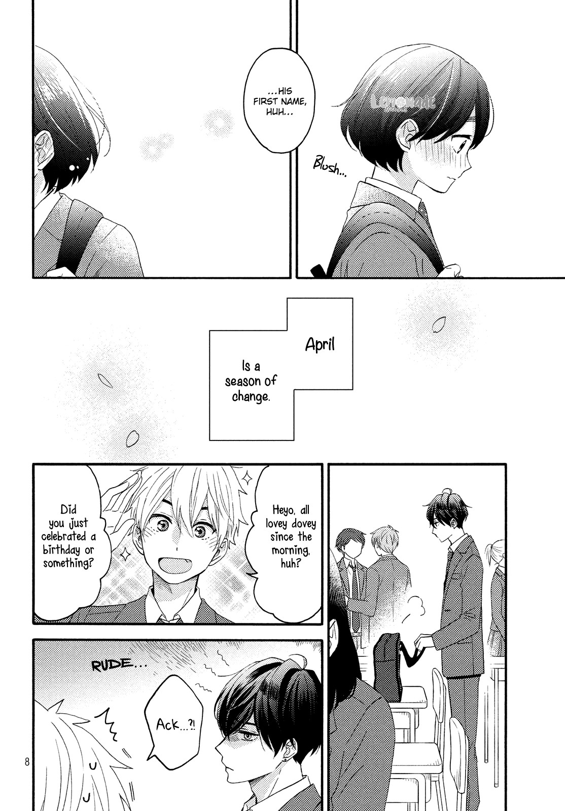 Hananoi-kun to Koi no Yamai Chapter 17 page 9 - Chapter 17